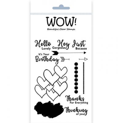 WOW! Clear Stamps - Hello Lovely